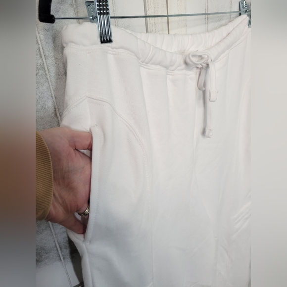 Nwot Free People Loose Fit Sweatpants Small White - Picture 6 of 6